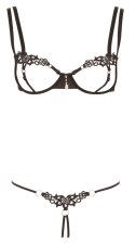 Cottelli LINGERIE - Seksowny 2-Częściowy Komplecik Z Paseczków Czarny L Cottelli LINGERIE