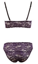 Cottelli LINGERIE - Seksowny Koronkowy Biustonosz I Figi Na Haftki S Cottelli LINGERIE