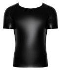 Noir - Seksowna Męska Koszulka Czarny Mat 2XL Noir