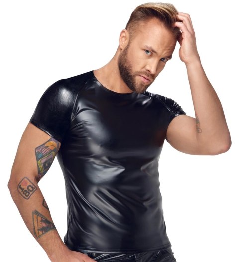 Noir - Seksowna Męska Koszulka Czarny Mat XL Noir Noir - Seksowna Męska Koszulka Czarny Mat XL Noir