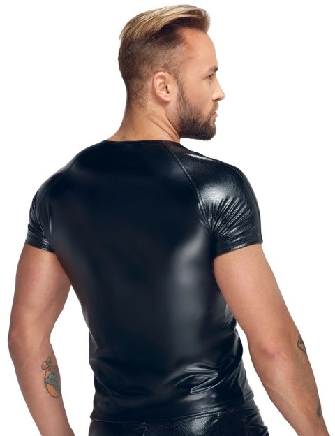 Noir - Seksowna Męska Koszulka Czarny Mat XL Noir Noir - Seksowna Męska Koszulka Czarny Mat XL Noir