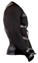 Svenjoyment Bondage - Długa Siateczkowa Koszulka Z Eleganckim Matem I Mankietami Na Nadgarstki L Svenjoyment Bondage