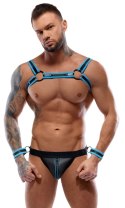 Svenjoyment Bondage - Seksowna Męska Uprząż + Slipy Bez Tyłu Z Mankietami XL Svenjoyment Bondage