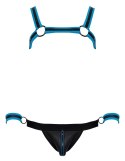 Svenjoyment Bondage - Seksowna Męska Uprząż + Slipy Bez Tyłu Z Mankietami XL Svenjoyment Bondage