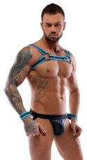 Svenjoyment Bondage - Seksowna Męska Uprząż + Slipy Bez Tyłu Z Mankietami S Svenjoyment Bondage