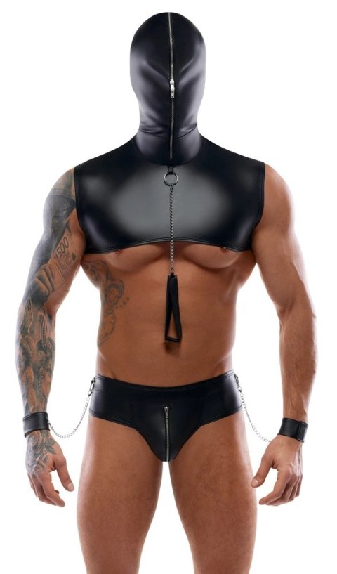 Svenjoyment Bondage - Seksowny 2-Częściowy Matowy Męski Zestaw BDSM Czarny L Svenjoyment Bondage Svenjoyment Bondage - Seksowny 2-Częściowy Matowy Męski Zestaw BDSM Czarny L Svenjoyment Bondage