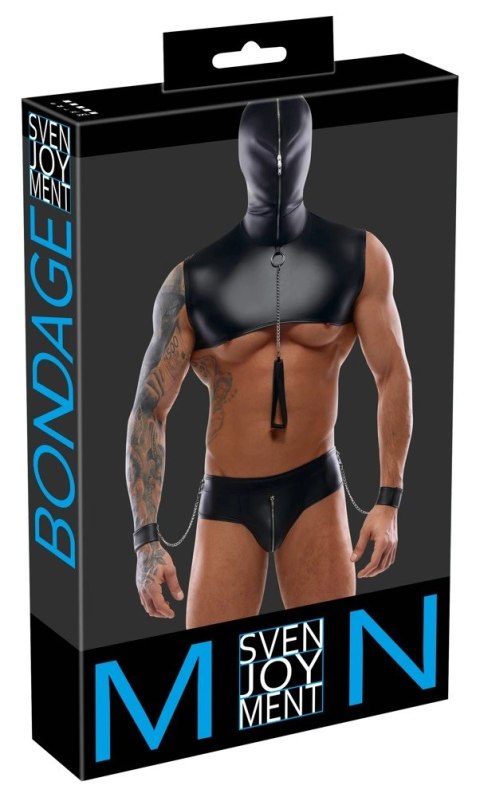 Svenjoyment Bondage - Seksowny 2-Częściowy Matowy Męski Zestaw BDSM Czarny M Svenjoyment Bondage Svenjoyment Bondage - Seksowny 2-Częściowy Matowy Męski Zestaw BDSM Czarny M Svenjoyment Bondage