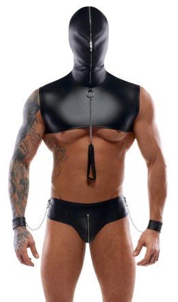 Svenjoyment Bondage - Seksowny 2-Częściowy Matowy Męski Zestaw BDSM Czarny S Svenjoyment Bondage