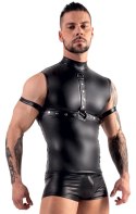 Svenjoyment Bondage - Seksowny Matowy Top Męski Z Ćwiekami Szelkami I Pasami S Svenjoyment Bondage