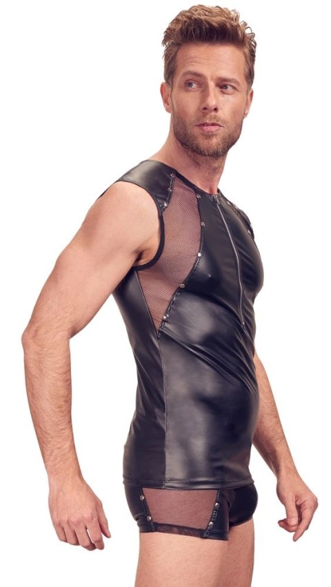 Svenjoyment - Męski Bezrękawnik W Eleganckim Czarnym Matowym Wyglądzie 2XL Svenjoyment Svenjoyment - Męski Bezrękawnik W Eleganckim Czarnym Matowym Wyglądzie 2XL Svenjoyment