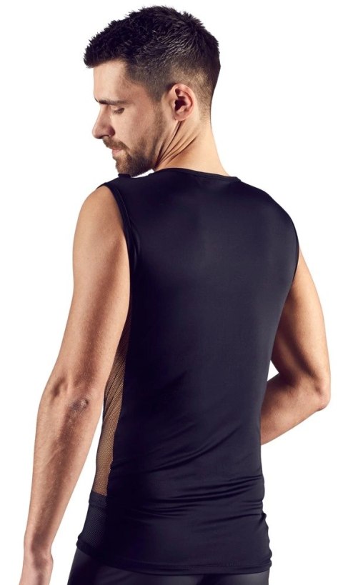 Svenjoyment - Męski Czarny Bezrękawnik Z Eleganckim Sznurowaniem XL Svenjoyment Svenjoyment - Męski Czarny Bezrękawnik Z Eleganckim Sznurowaniem XL Svenjoyment