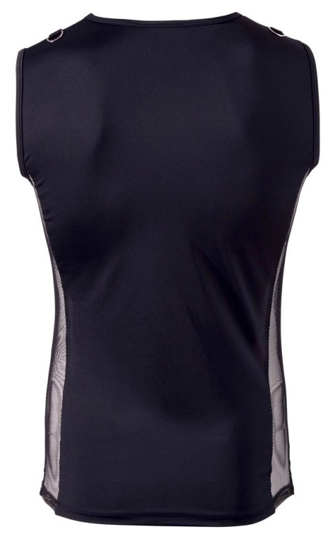 Svenjoyment - Męski Czarny Bezrękawnik Z Eleganckim Sznurowaniem XL Svenjoyment Svenjoyment - Męski Czarny Bezrękawnik Z Eleganckim Sznurowaniem XL Svenjoyment