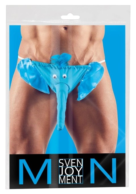 Svenjoyment - Męskie Stringi W Kształcie Głowy Słonia Z Trąbą Niebieskie S-L Svenjoyment Svenjoyment - Męskie Stringi W Kształcie Głowy Słonia Z Trąbą Niebieskie S-L Svenjoyment