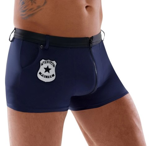 Svenjoyment - Seksowne Męskie Bokserki W Stylu Policyjnym Granatowe 2XL Svenjoyment Svenjoyment - Seksowne Męskie Bokserki W Stylu Policyjnym Granatowe 2XL Svenjoyment
