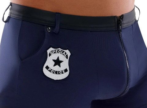 Svenjoyment - Seksowne Męskie Bokserki W Stylu Policyjnym Granatowe 2XL Svenjoyment Svenjoyment - Seksowne Męskie Bokserki W Stylu Policyjnym Granatowe 2XL Svenjoyment