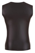 Svenjoyment - Seksowny Siateczkowy Męski Bezrękawnik Z Matowym Wstawkami Czarny 2XL Svenjoyment