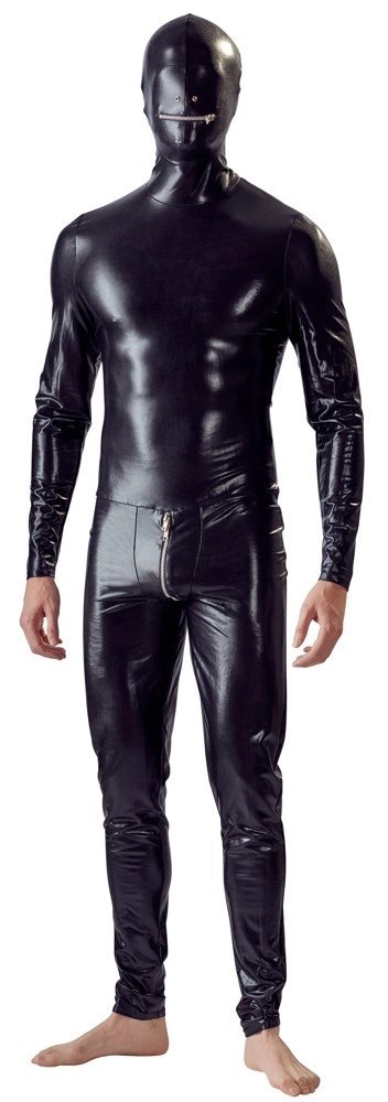 Fetish Collection - Męski Kombinezon Na Całe Ciało Czarny M Fetish Collection Fetish Collection - Męski Kombinezon Na Całe Ciało Czarny M Fetish Collection