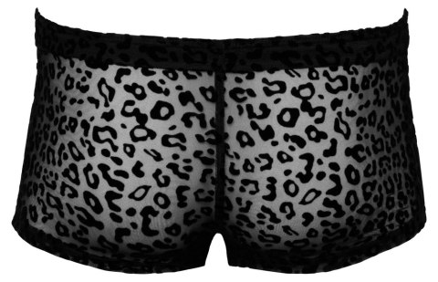Noir - Seksowne Prześwitujące Bokserki Męskie Panterka Czarne 2XL Noir Noir - Seksowne Prześwitujące Bokserki Męskie Panterka Czarne 2XL Noir