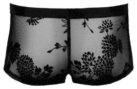 Noir - Seksowne Prześwitujące Bokserki Męskie Z Kwiatowym Wzorem Czarne 2XL Noir Noir - Seksowne Prześwitujące Bokserki Męskie Z Kwiatowym Wzorem Czarne 2XL Noir