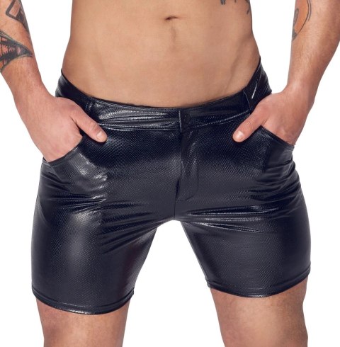 Noir - Seksowne Szorty Męskie Skóra Węża Czarne 2XL Noir Noir - Seksowne Szorty Męskie Skóra Węża Czarne 2XL Noir