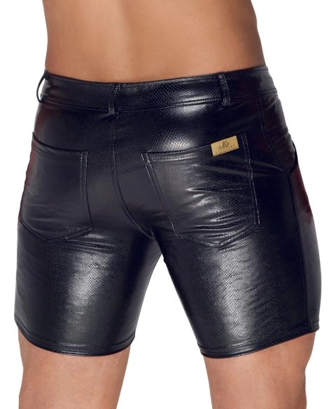 Noir - Seksowne Szorty Męskie Skóra Węża Czarne XL Noir Noir - Seksowne Szorty Męskie Skóra Węża Czarne XL Noir