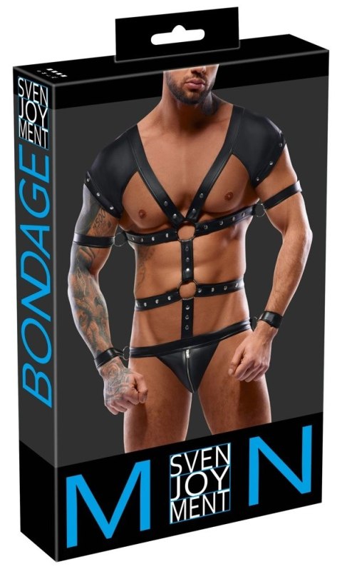 Svenjoyment Bondage - Seksowne Męskie Body Z Pasków BDSM Czarne XL Svenjoyment Bondage Svenjoyment Bondage - Seksowne Męskie Body Z Pasków BDSM Czarne XL Svenjoyment Bondage
