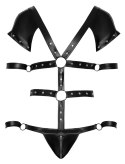 Svenjoyment Bondage - Seksowne Męskie Body Z Pasków BDSM Czarne M Svenjoyment Bondage