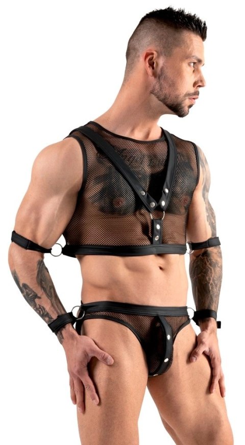 Svenjoyment Bondage - Seksowny Męski Siateczkowy 2-Częściowy Komplecik Czarny XL Svenjoyment Bondage Svenjoyment Bondage - Seksowny Męski Siateczkowy 2-Częściowy Komplecik Czarny XL Svenjoyment Bondage