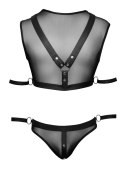 Svenjoyment Bondage - Seksowny Męski Siateczkowy 2-Częściowy Komplecik Czarny XL Svenjoyment Bondage