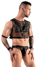 Svenjoyment Bondage - Seksowny Męski Siateczkowy 2-Częściowy Komplecik Czarny L Svenjoyment Bondage