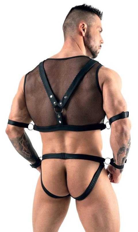 Svenjoyment Bondage - Seksowny Męski Siateczkowy 2-Częściowy Komplecik Czarny S Svenjoyment Bondage Svenjoyment Bondage - Seksowny Męski Siateczkowy 2-Częściowy Komplecik Czarny S Svenjoyment Bondage
