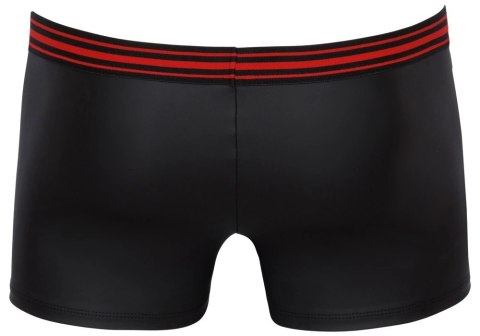 Svenjoyment - Czarne Matowe Bokserki Z Czerwonym Suwakiem I Paskiem XL Svenjoyment Svenjoyment - Czarne Matowe Bokserki Z Czerwonym Suwakiem I Paskiem XL Svenjoyment