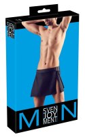 Svenjoyment - Krótka Męska Spódnica W Stylu Gladiatorskim Czarna M/L Svenjoyment