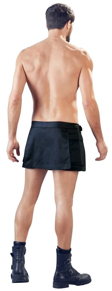 Svenjoyment - Krótka Męska Spódnica W Stylu Gladiatorskim Czarna M/L Svenjoyment Svenjoyment - Krótka Męska Spódnica W Stylu Gladiatorskim Czarna M/L Svenjoyment