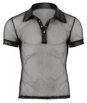 Svenjoyment - Męska Siateczkowa Koszulka Polo Z Kołnierzykiem Czarna 2XL Svenjoyment