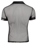 Svenjoyment - Męska Siateczkowa Koszulka Polo Z Kołnierzykiem Czarna 2XL Svenjoyment