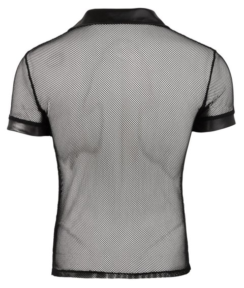 Svenjoyment - Męska Siateczkowa Koszulka Polo Z Kołnierzykiem Czarna 2XL Svenjoyment Svenjoyment - Męska Siateczkowa Koszulka Polo Z Kołnierzykiem Czarna 2XL Svenjoyment