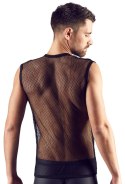 Svenjoyment - Męski Bezrękawnik Z Grubej Siateczki Czarny XL/2XL Svenjoyment