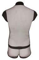 Svenjoyment - Męskie Siateczkowe Body Z Czarnymi Paseczkami I Suwakiem 2XL Svenjoyment