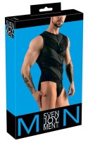 Svenjoyment - Seksowny Krótki Męski Kombinezon Z Matowymi Wstawkami XL Svenjoyment