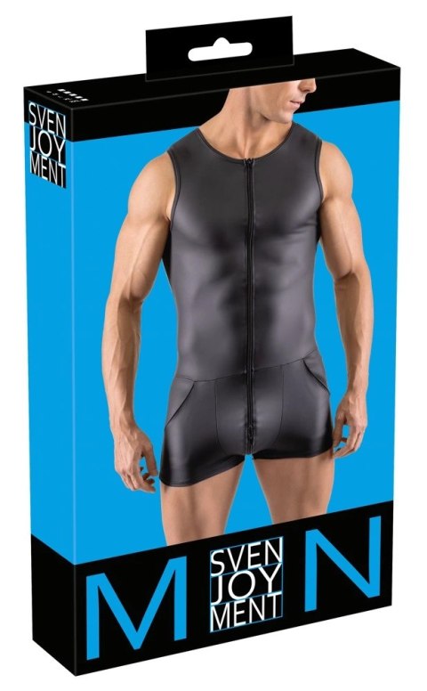 Svenjoyment - Seksowny Matowy Kombinezon Z Kieszeniami I Suwakiem Czarny XL Svenjoyment Svenjoyment - Seksowny Matowy Kombinezon Z Kieszeniami I Suwakiem Czarny XL Svenjoyment