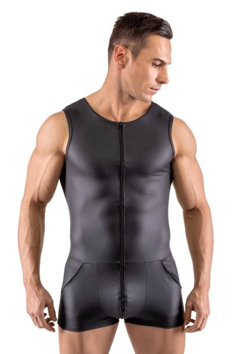 Svenjoyment - Seksowny Matowy Kombinezon Z Kieszeniami I Suwakiem Czarny XL Svenjoyment Svenjoyment - Seksowny Matowy Kombinezon Z Kieszeniami I Suwakiem Czarny XL Svenjoyment