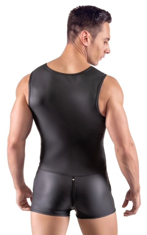 Svenjoyment - Seksowny Matowy Kombinezon Z Kieszeniami I Suwakiem Czarny XL Svenjoyment Svenjoyment - Seksowny Matowy Kombinezon Z Kieszeniami I Suwakiem Czarny XL Svenjoyment