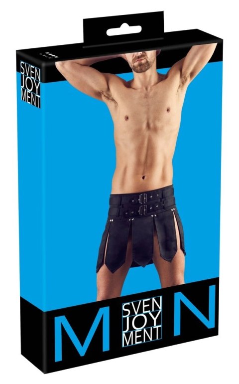 Svenjoyment - Spódnica Męska W Stylu Gladiatorskim Czarna XL Svenjoyment Svenjoyment - Spódnica Męska W Stylu Gladiatorskim Czarna XL Svenjoyment