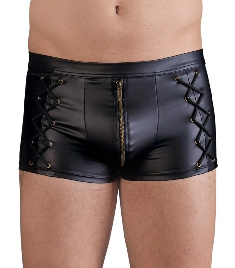 NEK - Czarne Męskie Spodenki Z Seksownym Sznurowaniem Po Bokach 2XL NEK NEK - Czarne Męskie Spodenki Z Seksownym Sznurowaniem Po Bokach 2XL NEK