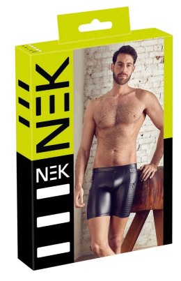NEK - Seksowne Czarne Obcisłe Spodenki Męskie Z Kieszeniami 2XL NEK