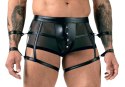Svenjoyment Bondage - Czarne Półprzezroczyste Spodenki Z Podwójnymi Mankietami Na Ręce XL Svenjoyment Bondage