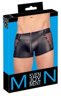 Svenjoyment - Matowe Bokserki Z Wstawkami Z Siateczki I Suwakiem Na Penisa L Svenjoyment