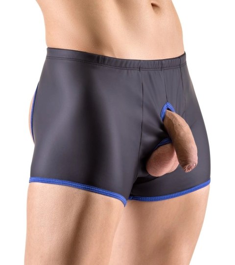 Svenjoyment - Męskie Bokserki Bez Tyłu I Otworem Na Penisa I Jądra Czarno/Niebieskie 2XL Svenjoyment Svenjoyment - Męskie Bokserki Bez Tyłu I Otworem Na Penisa I Jądra Czarno/Niebieskie 2XL Svenjoyment