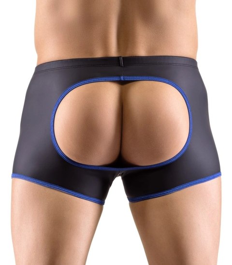 Svenjoyment - Męskie Bokserki Bez Tyłu I Otworem Na Penisa I Jądra Czarno/Niebieskie 2XL Svenjoyment Svenjoyment - Męskie Bokserki Bez Tyłu I Otworem Na Penisa I Jądra Czarno/Niebieskie 2XL Svenjoyment